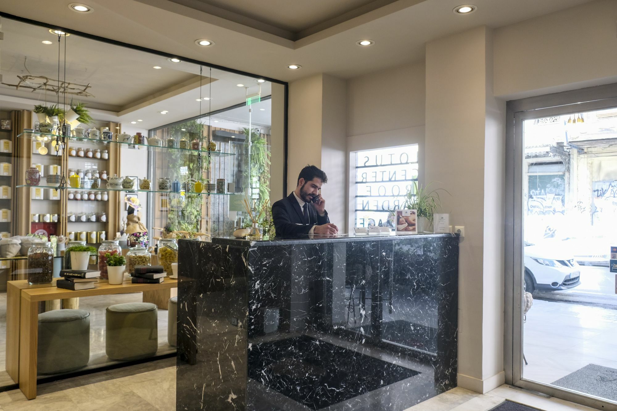Lotus Center Apartments Athene Buitenkant foto